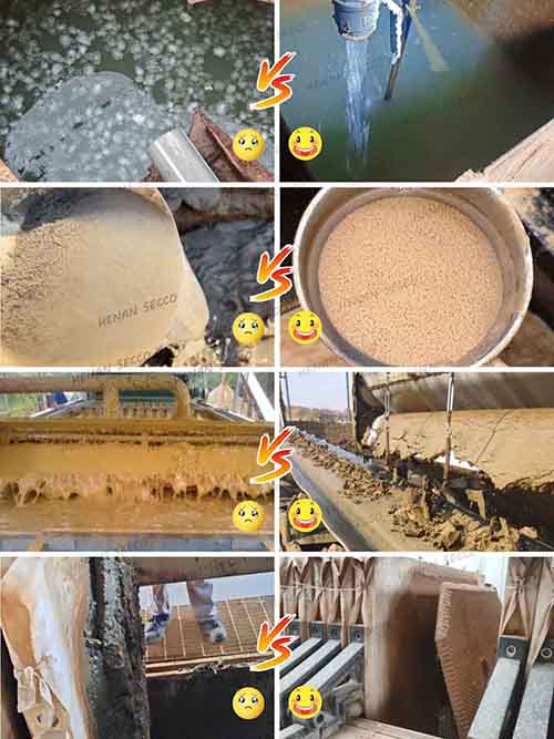So s&aacute;nh hiệu suất của polyacrylamide (PAM) trong xử l&yacute; nước thải v&agrave; khử nước b&ugrave;n: 4 nghi&ecirc;n cứu trường hợp điển h&igrave;nh