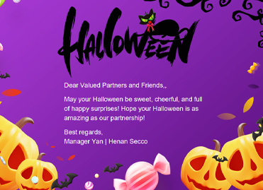 Th&ocirc;ng điệp ch&agrave;o Halloween của CEO Henan Secco
