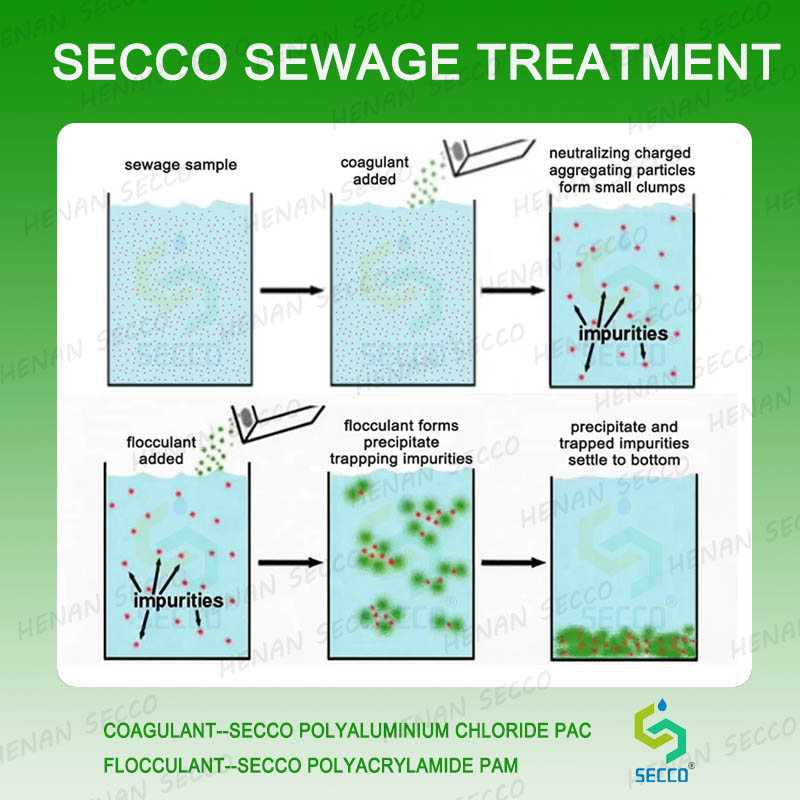 Làm thế nào để hoạt động khi sử dụng polyacrylamide và polyaluminium chloride để xử lý nước thải và trầm tích?