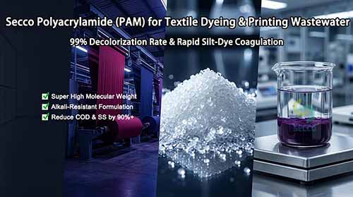 Polyacrylamide: Một giải pháp đa chức năng cho ngành công nghiệp in dệt và nhuộm